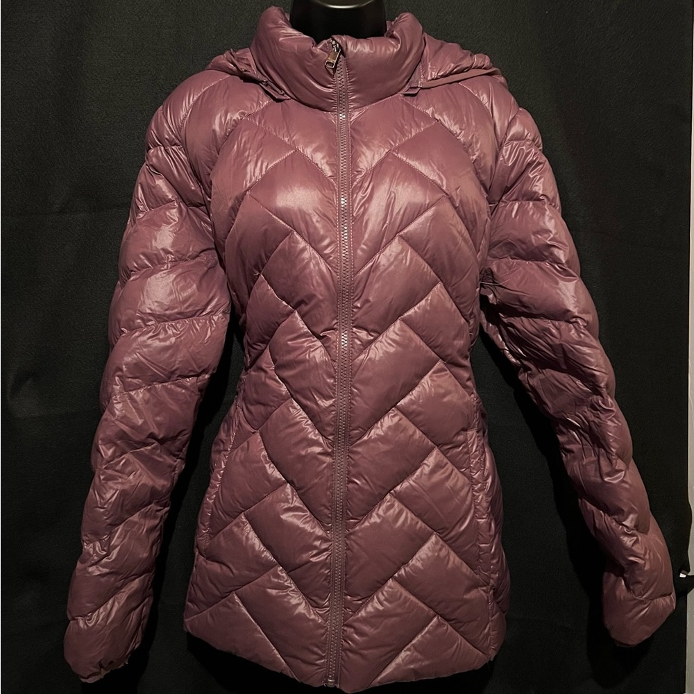 (Donating to Charity) London Fog Purple Light Weight Down Puffer Jacket Size XL